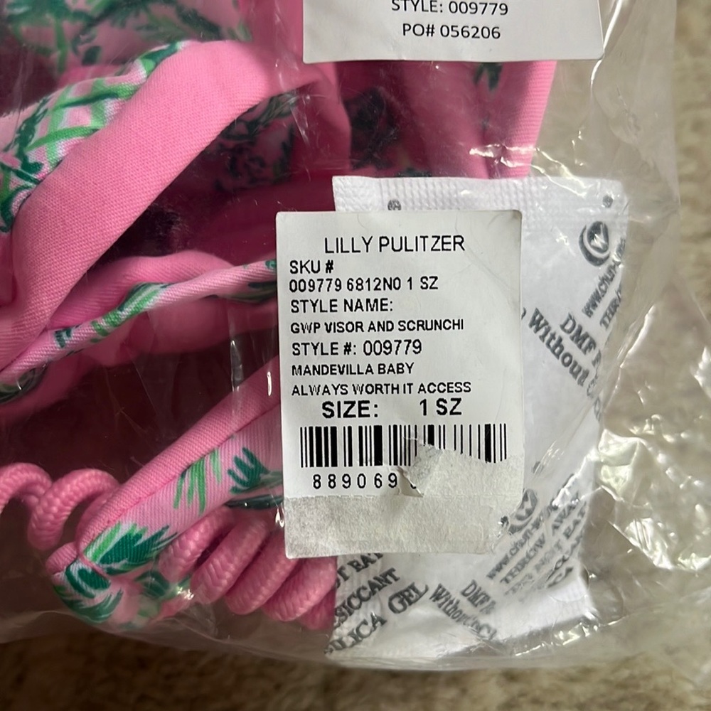 Lily Pulitzer GWP Visor and Scrunchies Set - Picture 16 of 16